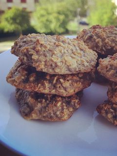 Foto de Cookies de aveia e banana