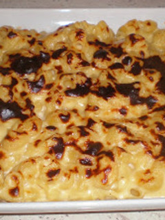 Una foto de Macarrones con queso bajos en calorias
