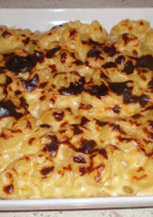 Una foto de Macarrones con queso bajos en calorias