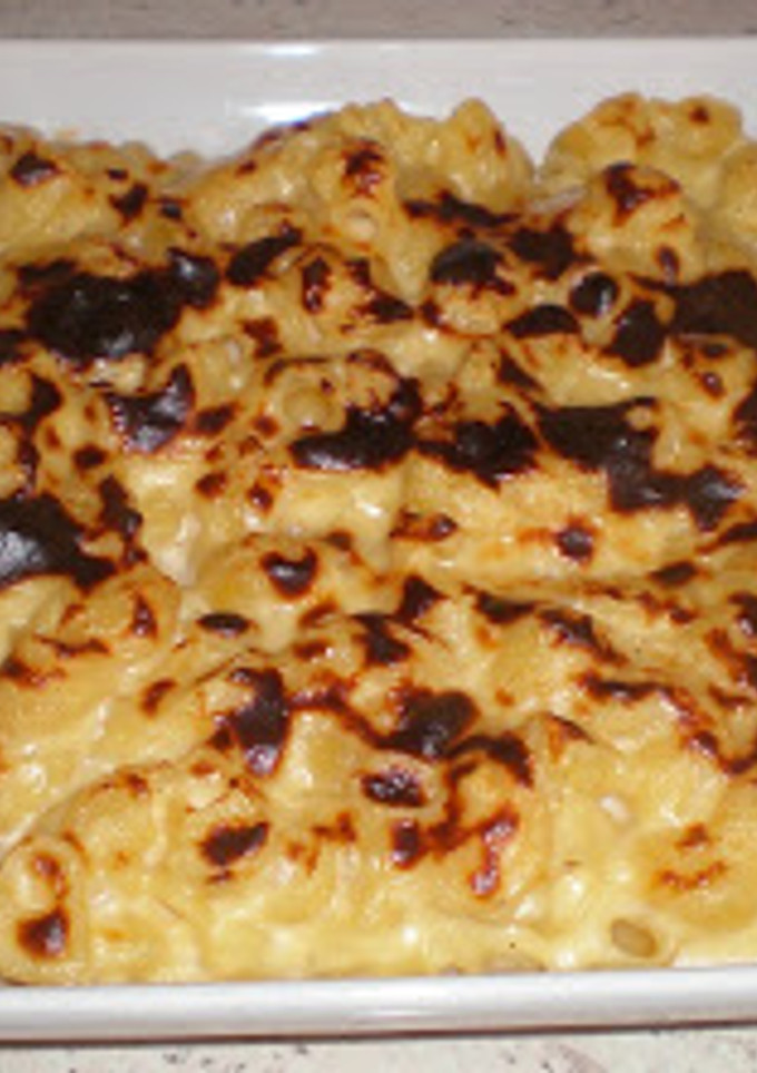 Una foto de Macarrones con queso bajos en calorias