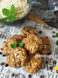 Foto resep Almond Oatmeal Cookies