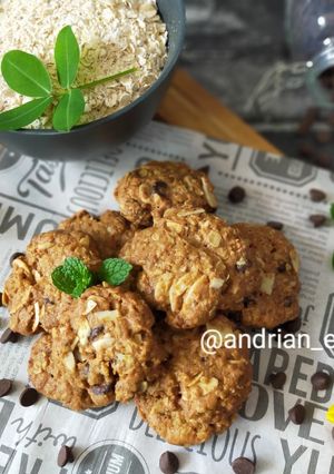 Foto resep Almond Oatmeal Cookies
