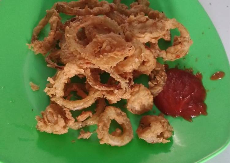 Resep Crispy Onion Ring yang Bikin Ngiler