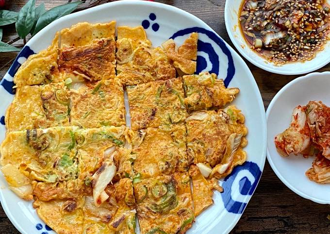 How to Prepare Perfect Korean Kimchi Pan Cake (Chidjimi)②