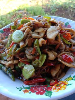 Foto resep Oseng mercon cumi asin