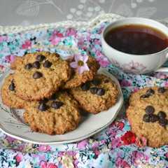 Una foto de Galletitas de avena, naranja y chips de chocolate 🍊
