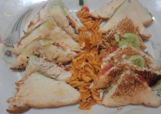 Simple Way to Prepare Homemade Shami sandwich
