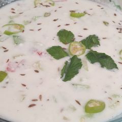 A picture of Vegetables raita.