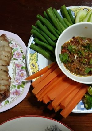 รูปของ สามชั้นอบจิ้มแจ่ว