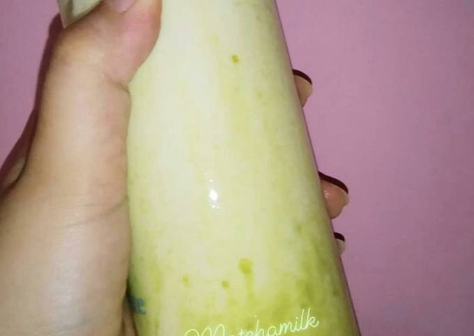 Cara Gampang Membuat Matcha milk Anti Gagal