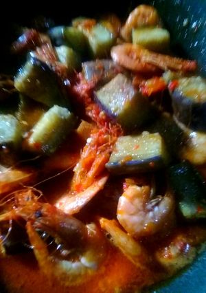 Foto resep Balado terong udang