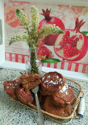 Φωτογραφία της συνταγής Τηγανίτες (oladi) 🥞 με αλεύρι ολικής άλεσης και μήλο 🍎