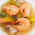 Canh bí đỏ tôm thịt