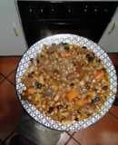 Sunday Cachupa (a samp, beans & beef dish)