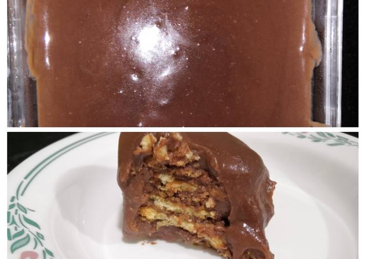 Steps to Prepare Speedy Easy marie biscuits cake