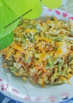 Foto resep Telur orak arik sayuran