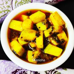 A picture of Instant Raw Mango Pickle.