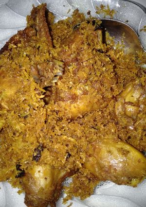 Foto resep Ayam serundeng gurih
