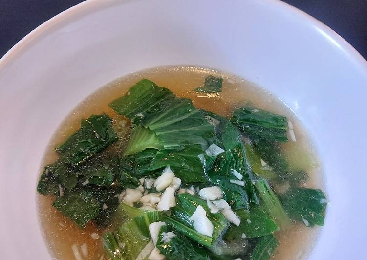 Pokcoy kuah segar🥬🍲