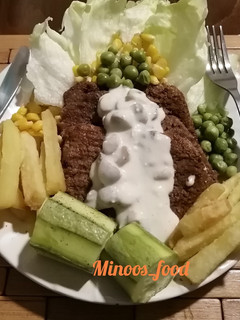 عکسی از دستور استیک گوشت