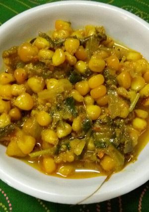A picture of Corn curry.