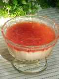 Puding Susu Strawberry