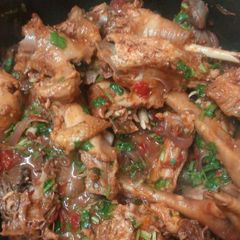 A picture of Stewed chicken.