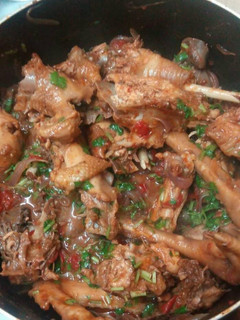 A picture of Stewed chicken.