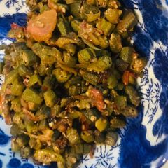 A picture of Bhindi Masala.