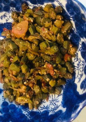A picture of Bhindi Masala.