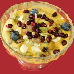 A picture of Mango custard.