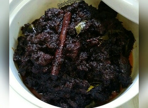 Gambar Daging Masak Hitam