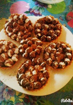 صورة لوصفة تارتولات بكريمة الشوكولاتة