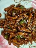 Sesame honey chilly patatoes