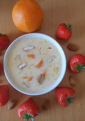 A picture of Orange kheer.