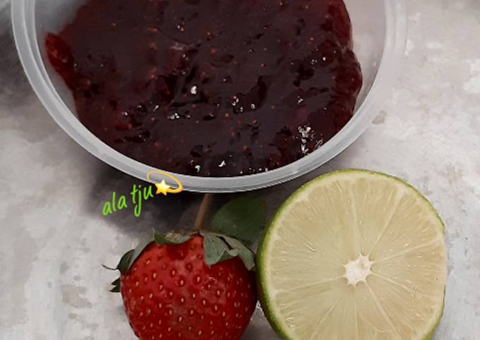 Resep 39.Selai strawberry 🍓, Enak