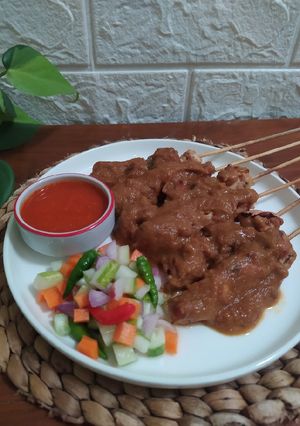 Foto resep Sate Ayam Bumbu Kacang