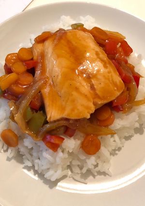 Foto resep Salmon Asam Manis