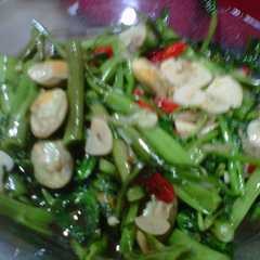 รูปของ oseng kangkung petai