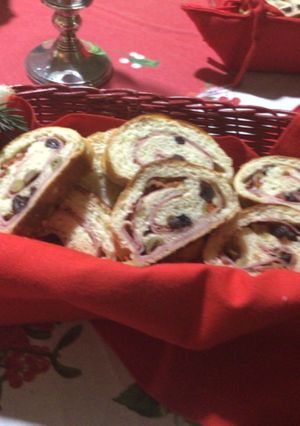 Una foto de Pan de jamón