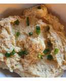 Hummus de porotos de manteca y ciboulette 🤍💚
