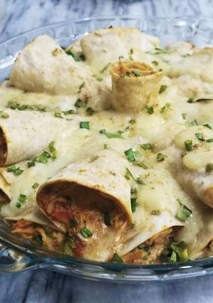 A picture of Blooming quesadilla wraps.