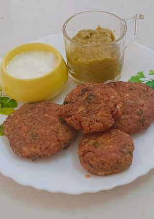 A picture of Black chana Kabab.