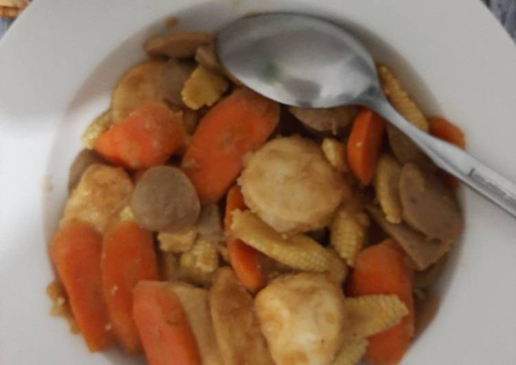 Resep Tumis wortel bakso tofu yang Sempurna