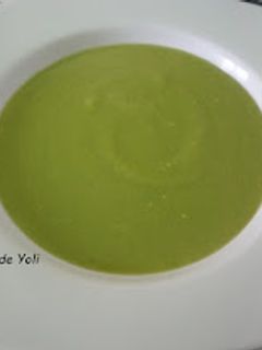 Una foto de Crema de guisantes