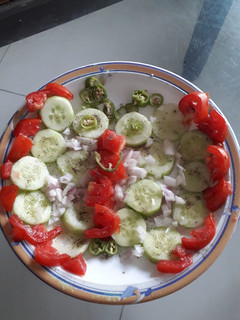 A picture of Butter fly Salad.