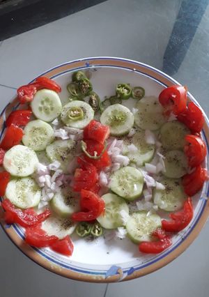 A picture of Butter fly Salad.