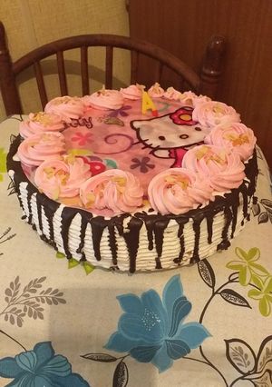 صورة لوصفة كيكة عيد ميلاد