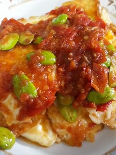 Foto resep Telor mata sapi (sambal petai)