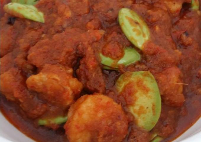 Cara Memasak Sambal udang petai Yang Enak